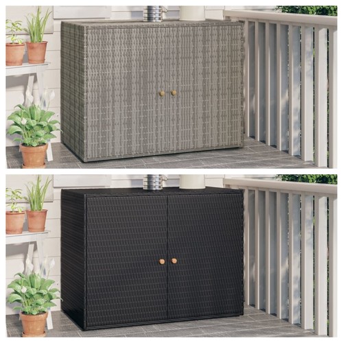 Gartenschrank poly rattan - poly,