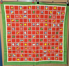 Weihnachtstischdecke Kacheln