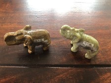 Dekofiguren 2 Elefanten Edelsteine