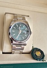 Rolex Datejust 36 MINT-GREEN*126200*11/25*NEW*FULLSET*STICKER*DEUTSCH*LC100