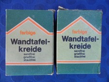 DDR Wandtafel Kreide grün rot