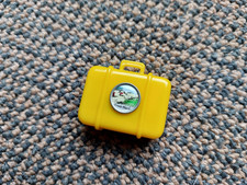 Bilderkoffer Graal Müritz  DDR Souvenier gelb mit echt Fotos Andenken