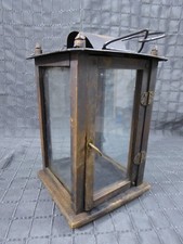Alte antike primitive Holz Kerzenlaterne 18. 19. Jahrhundert Holzlaterne