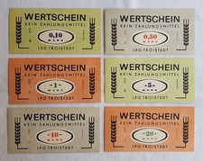 6x Wertschein LPG Geld