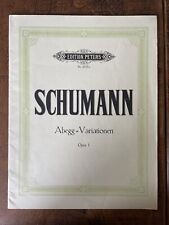 Schumann, Abegg = Variationen