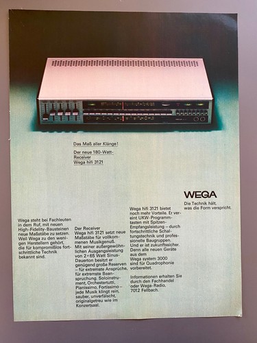 Wega receiver hifi 3120 - hifi,