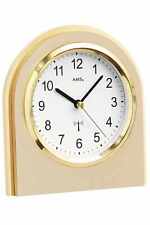 AMS -Tischuhr Gold Funk 13cm-