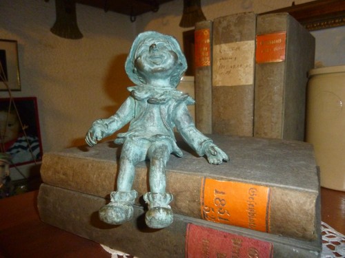 Wunderschöne alte bronzefigur - wunderschöne,