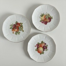 Vintage Set aus 6 Obsttellern
