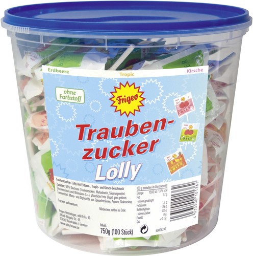 Frigeo traubenzucker lolly - frigeo, traubenzucker-lolly