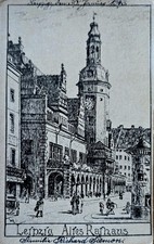 AK Leipzig Altes Rathaus 1943