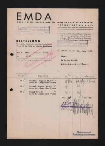 Frankfurt main brief 1936 - frankfurt/main,,