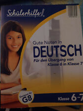 Gute Noten in DEUTSCH - Für den Übergang von Klasse 6 in Klasse 7 