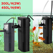 300L/h 450L/h Aquarium Pumpe Innenfilter Aktivkohle Filterpumpe Aquariumfilter