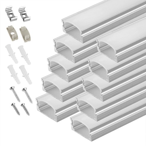 20pcs led profil alu - alu, leiste