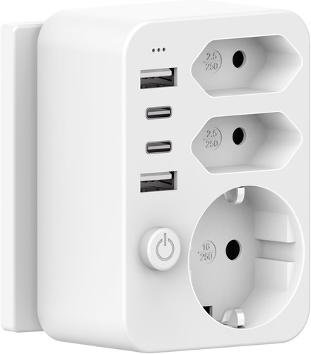 Mehrfachsteckdose mit usb - mit,