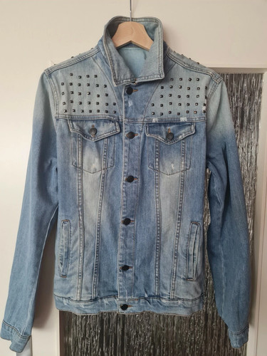 Zara jeansjacke denim herren - denim,