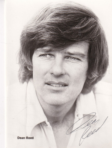 Autogramm dean reed - -, ddr