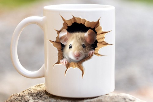 Niedliche maus tasse - niedliche,