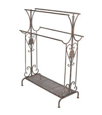 Handtuchständer Handtuchhalter Landhaus Hadtuchstange Badetuchhalter Metall neu