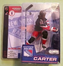 NHL McFarlane Anson Carter New York Rangers Trikot navy Statue of Liberty