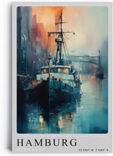 Leinwandbild hamburg - leinwandbild, –