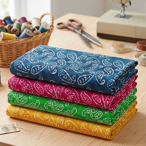 Voilestoff baumwollstoff batik - voilestoff,