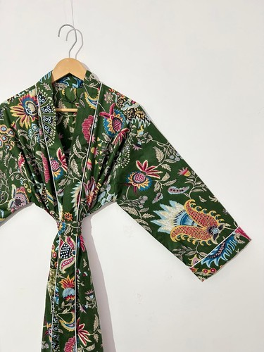 Kimono morgenmantel mit - kimono-morgenmantel,