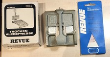 REVUE Super 8 TROCKEN KLEBEPRESSE++Schneidegerät++mit Packung Film-Klebestreifen