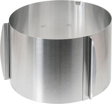 wenco Premium Tortenring Verstellbar 30cm Backrahmen Rund Hoher Backen Backring