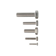 DIN 933 Sechskantschrauben Vollgewinde M2,5-M16 Edelstahl A2 Maschinen Schrauben