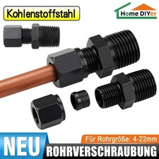 Schneidringverschraubung 4-22mm x 1/8"-1" Gerade Verschraubung mit Außengewinde