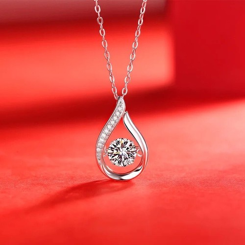 1ct anhänger halskette - 1ct,