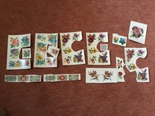 38 Abziehbilder Wasserbilder Schiebebilder Blumen DDR