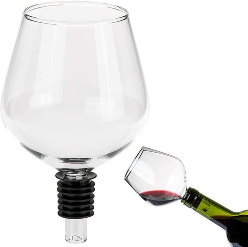 Flaschenaufsatz weinglas wein - weinglas,