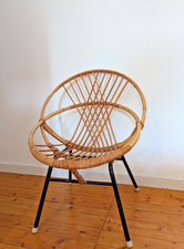 Vintage Stuhl Korbgeflecht