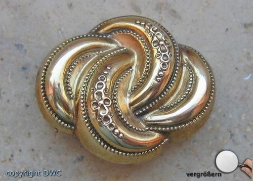 Brosche goldbrosche 333 gold - brosche,