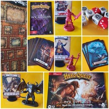 HERO QUEST DER AUFBRUCH Einzelteile Möbel Figuren Türen Karten Zubehör   Hasbro
