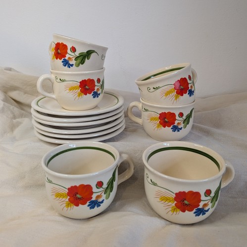 Kaffeetassen 6er set - 6er, vintage