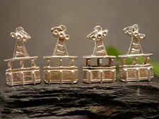 835 Silber Anhänger Seilbahn Alpen Gondel Berge Tracht Charivari Ski Lift