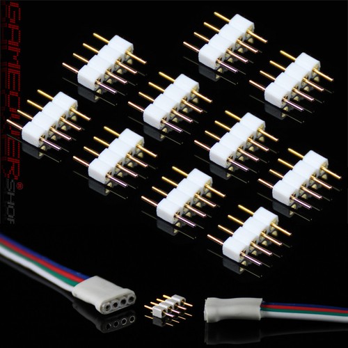 10x rgb led stecker pin - led, 4