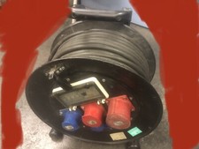 CEE-PROFI-Trommel Jube 25m Kabeltrommel Bau Strom 400V 32A 230V 40A FI