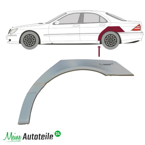 Radlauf reparaturblech - 1x,