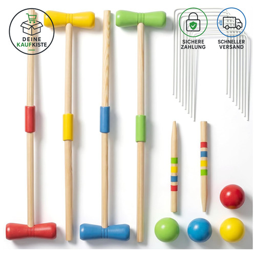 Krocket set holz für - für, 4