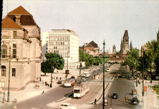 AK BERLIN CHARLOTTENBURG Hardenbergstr., Bhf. ZOO, G.-Kirche, BERLINER BANK 60er