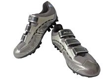 neu ° XLC COMP Fahrradschuhe mit SHIMANO SPD Gr. 41 silber Fahrrad-Schuhe Bike