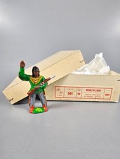 DDR Gummi Indianer Winnetou grün/grau inkl. OVP Richard Hopf NEU unbespielt