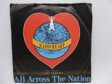 Radio Heart (Feat Gary Numan) All Across the Nation, German Chic Single, 7" 1987