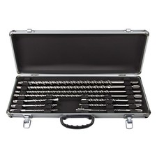 SDS Plus Steinbohrer Steinbohrersatz Bohrersatz Bohrer Satz Set 11tlg. in Alubox