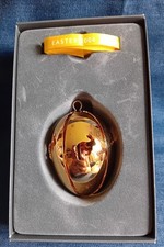 Georg Jensen  - Osterei  2004 in OVP - vergoldet